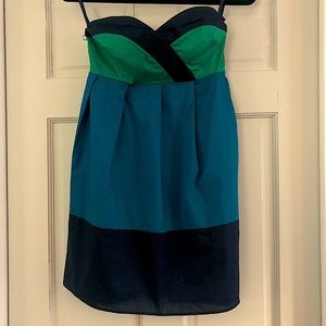 Strapless babydoll dress